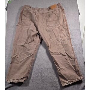 CE SCHMIDT Brown Carpenter Work Pants Mens Size 40x30 Relaxed Fit Utility Canvas